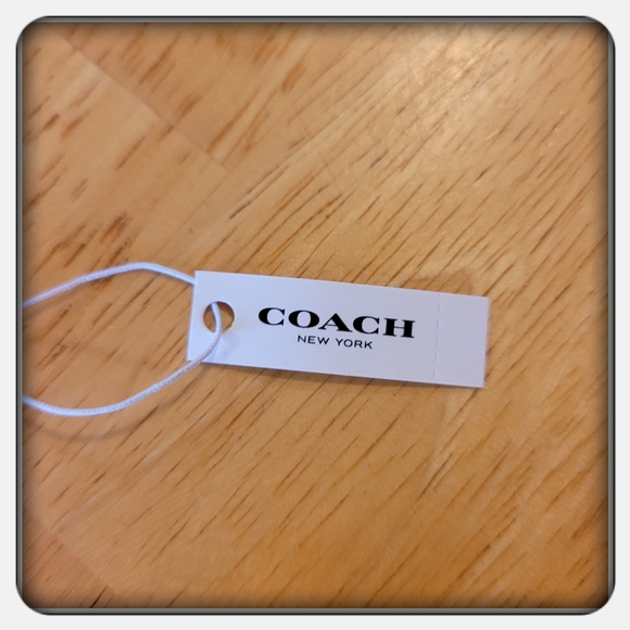 NWT Coach Silver Pave Signature Hinged Bangle - Picture 6 of 7